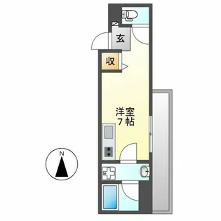 Pre cher 浄心【2階】の間取り
