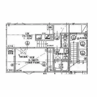 リヴェール神郷【1号室】の間取り