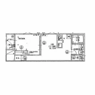 リヴェール神郷【3号室】の間取り