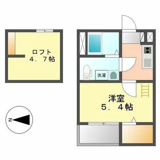 CLASSY STYLE【105号室】の間取り