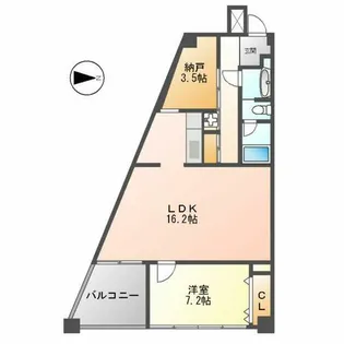 御棚町ヒルズ【303号室】の間取り