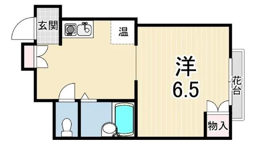 六甲ガーデンホームズ【2階】の間取り