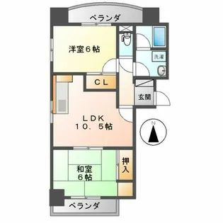 WIN大須【401号室】の間取り