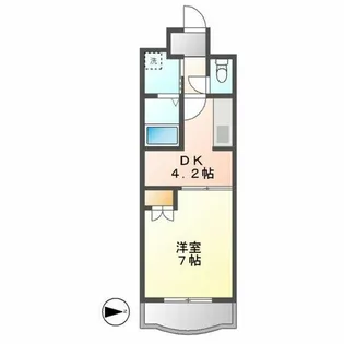 Tres En Vogue【102号室】の間取り