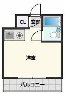 ハイツトレイン【3階】の間取り