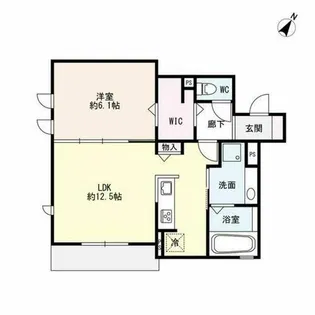KITANO COLN【1階】の間取り
