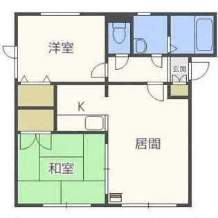 フラットYU【1階】の間取り