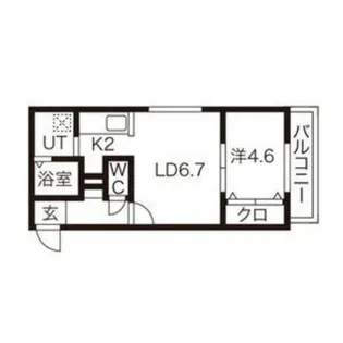 セカンドアベニューB【1階】の間取り