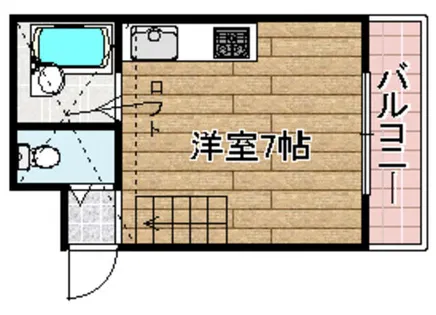 FKビル【302号室】の間取り