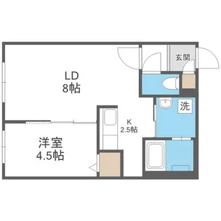 ネクステージ手稲本町【1階】の間取り