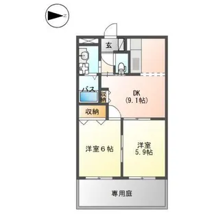 コンフォール アイ【1階】の間取り