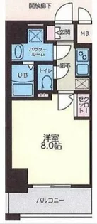 S-RESIDENCE西長堀【6階】の間取り
