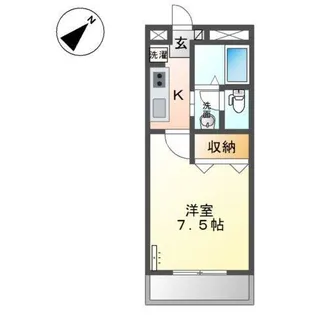 レスポワール【2階】の間取り