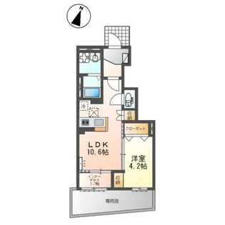 J・セレーノ【1階】の間取り