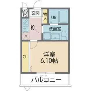 ブライト生野【3階】の間取り