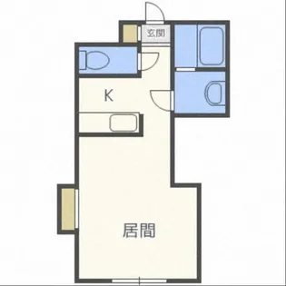 ブランノワールAMJ平岸【302号室】の間取り