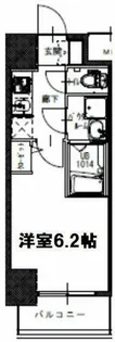 S-RESIDENCE南堀江【13階】の間取り