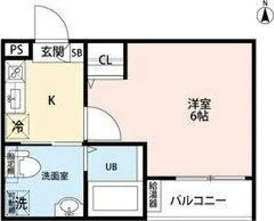 CRASTINE名楽町(クラスティーネメイラク【2階】の間取り