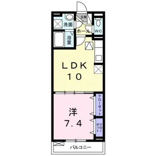 ブリーゼ・F Ⅱ【1階】の間取り