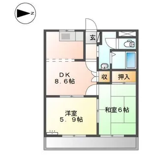 S・Jルミナス【2階】の間取り