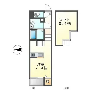 オプティマルコーポ2【1階】の間取り