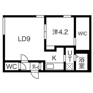 HEIMAT TOYOHIRA【303号室】の間取り