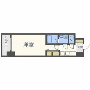 セイル淀屋橋【3階】の間取り