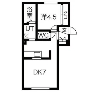 美川ハイツ7【103号室】の間取り