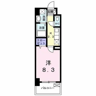 エヴァーグリーンQ【7階】の間取り