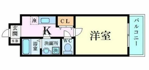 Capital.I姫路【4階】の間取り