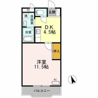 エキスパートヴィラ【2階】の間取り