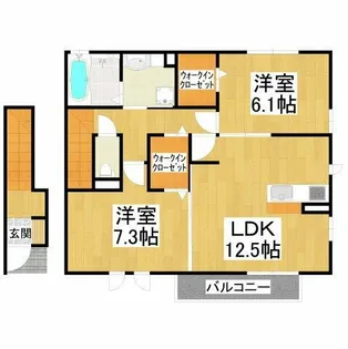 サンハイム【2階】の間取り