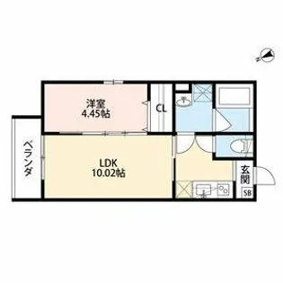 Secondo Casa TS(セコンドカーサティーエス)【202号室】の間取り