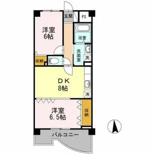 WHOLLY TOP【503号室】の間取り