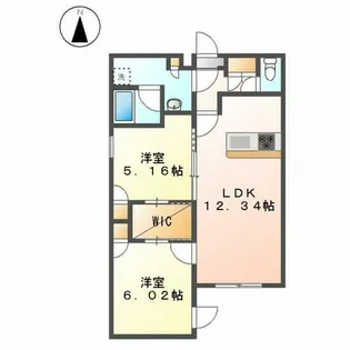 quador noie 今池【502号室】の間取り
