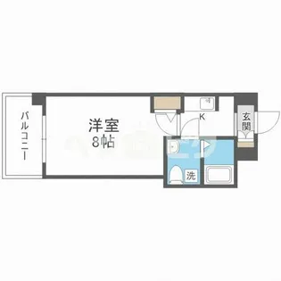 セレニテ桜川駅前プリエ【913号室】の間取り