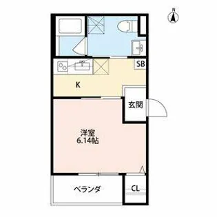 リヴェールコート【1階】の間取り