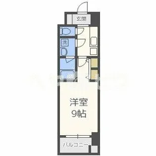 スプランディッド淀屋橋DUE【2階】の間取り