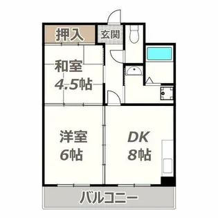 リトルウッド【302号室】の間取り
