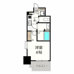 スプランディッド阿倍野【10階】の間取り