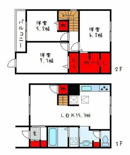 フェリーチェ【1階】の間取り