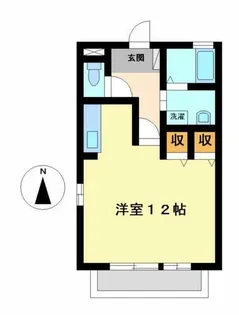 フォレストさと【102号室】の間取り