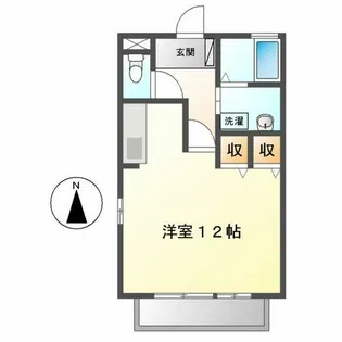 フォレストさと【102号室】の間取り