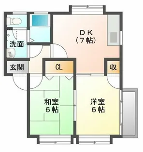 前田コーポ(歴木)【102号室】の間取り
