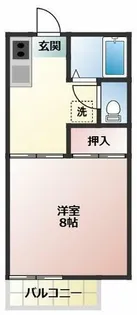 エスティーム高師【104号室】の間取り