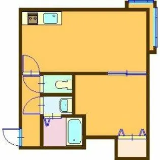 グリーンヒル月寒【2階】の間取り