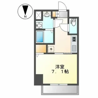 プランドール名駅【3階】の間取り