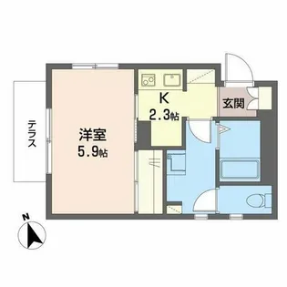 カーサバウム【1階】の間取り