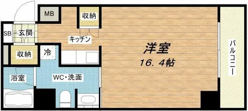 アーデンタワー南堀江【10階】の間取り