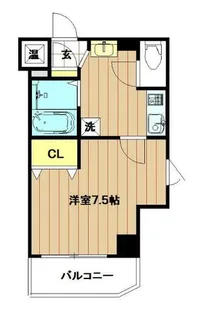 プレアデス烏ヶ辻【505号室】の間取り